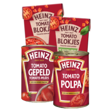 Heinz tomato frito, polpa, blokjes, gepelde- of gezeefde tomaten*